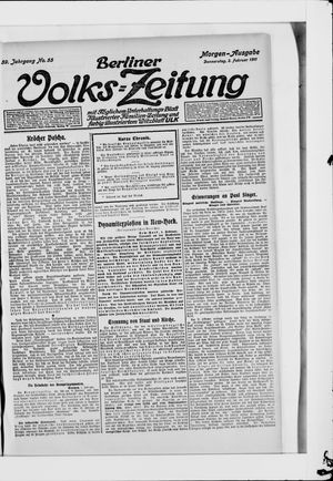 Berliner Volkszeitung vom 02.02.1911
