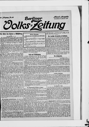 Berliner Volkszeitung vom 04.02.1911