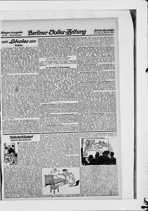 Berliner Volkszeitung vom 05.02.1911