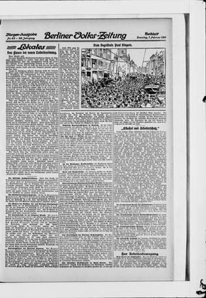 Berliner Volkszeitung on Feb 7, 1911
