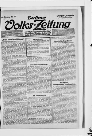 Berliner Volkszeitung on Feb 10, 1911