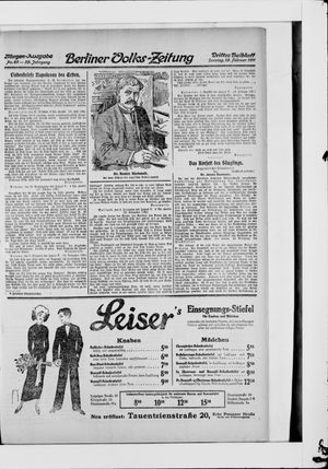 Berliner Volkszeitung vom 19.02.1911