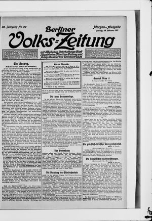 Berliner Volkszeitung on Feb 24, 1911