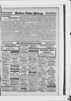 Berliner Volkszeitung vom 24.02.1911