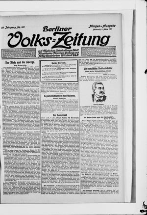 Berliner Volkszeitung vom 01.03.1911