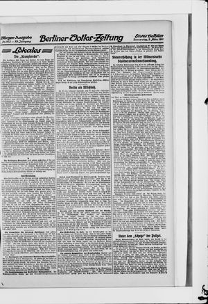 Berliner Volkszeitung vom 02.03.1911