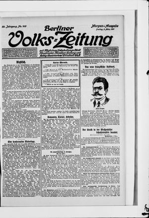 Berliner Volkszeitung vom 03.03.1911