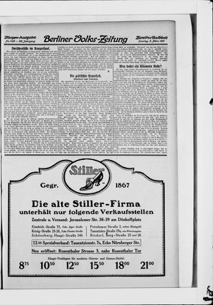 Berliner Volkszeitung vom 05.03.1911