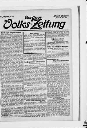 Berliner Volkszeitung vom 06.03.1911