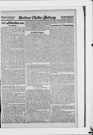 Berliner Volkszeitung vom 07.03.1911