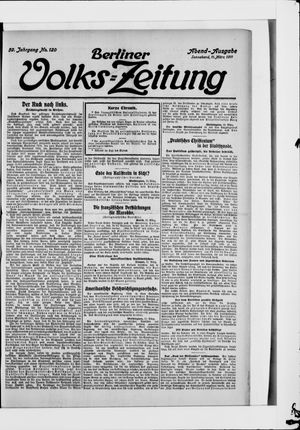 Berliner Volkszeitung vom 11.03.1911