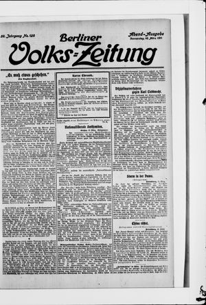 Berliner Volkszeitung vom 16.03.1911