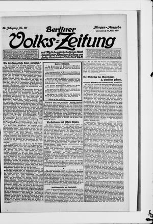 Berliner Volkszeitung vom 18.03.1911
