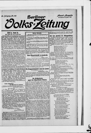 Berliner Volkszeitung vom 18.03.1911