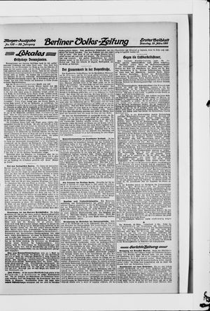 Berliner Volkszeitung vom 21.03.1911