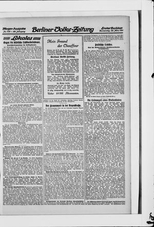 Berliner Volkszeitung on Mar 23, 1911