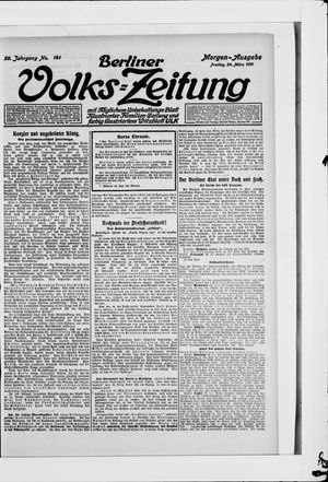 Berliner Volkszeitung vom 24.03.1911