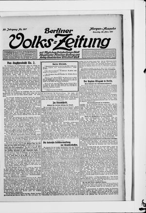 Berliner Volkszeitung vom 28.03.1911