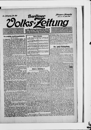 Berliner Volkszeitung vom 29.03.1911