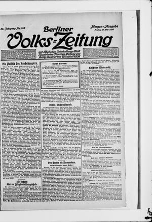 Berliner Volkszeitung vom 31.03.1911