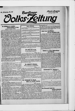 Berliner Volkszeitung vom 03.04.1911