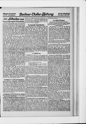 Berliner Volkszeitung vom 11.04.1911