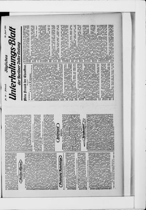 Berliner Volkszeitung vom 19.04.1911