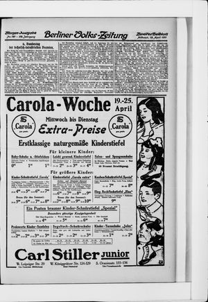 Berliner Volkszeitung on Apr 19, 1911