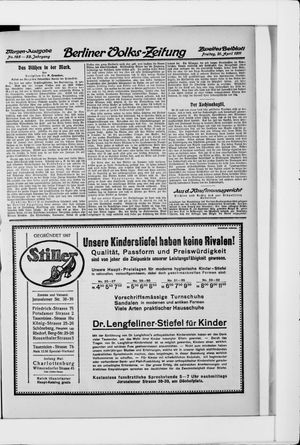 Berliner Volkszeitung vom 21.04.1911