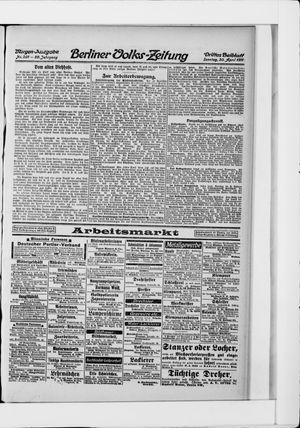 Berliner Volkszeitung vom 30.04.1911