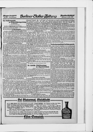 Berliner Volkszeitung vom 03.05.1911
