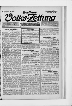 Berliner Volkszeitung vom 10.05.1911