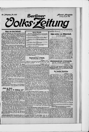 Berliner Volkszeitung vom 12.05.1911