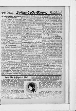 Berliner Volkszeitung vom 14.05.1911