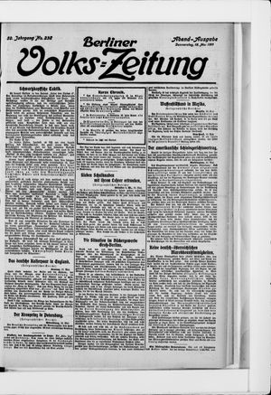 Berliner Volkszeitung vom 18.05.1911