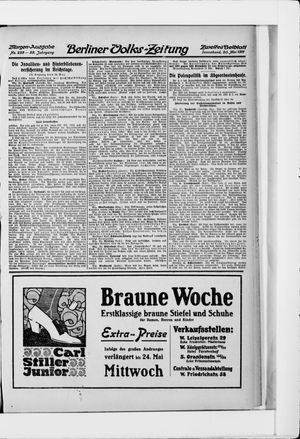 Berliner Volkszeitung vom 20.05.1911