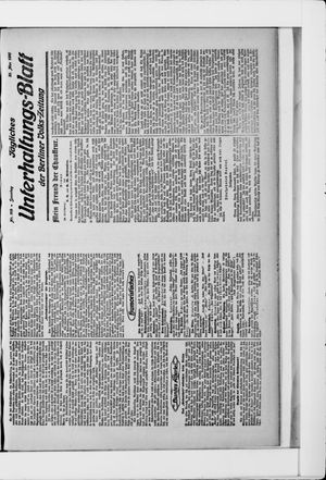 Berliner Volkszeitung vom 21.05.1911