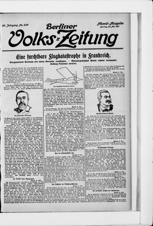 Berliner Volkszeitung vom 22.05.1911