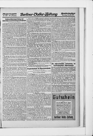 Berliner Volkszeitung vom 23.05.1911