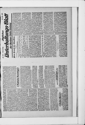 Berliner Volkszeitung vom 25.05.1911