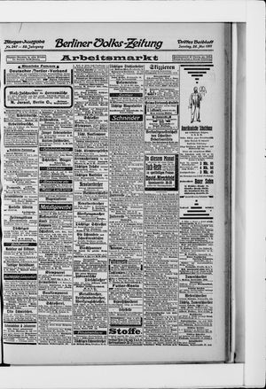 Berliner Volkszeitung vom 28.05.1911