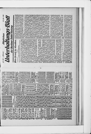 Berliner Volkszeitung vom 31.05.1911