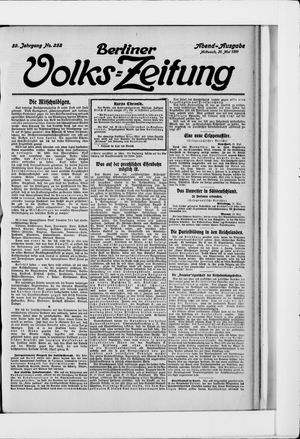 Berliner Volkszeitung vom 31.05.1911
