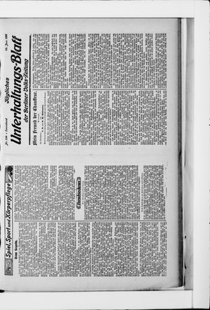 Berliner Volkszeitung vom 10.06.1911
