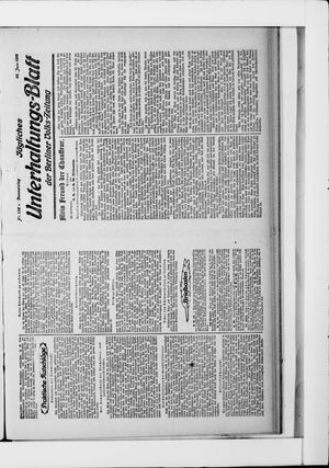 Berliner Volkszeitung vom 15.06.1911