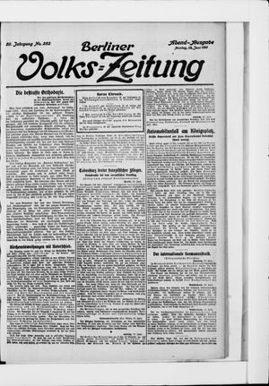 Berliner Volkszeitung vom 19.06.1911
