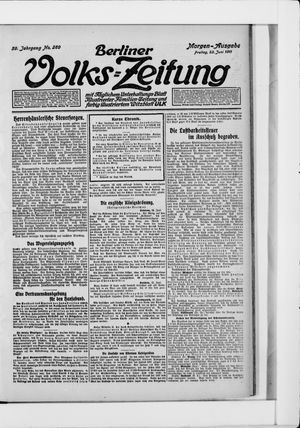 Berliner Volkszeitung vom 23.06.1911