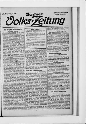 Berliner Volkszeitung vom 23.06.1911