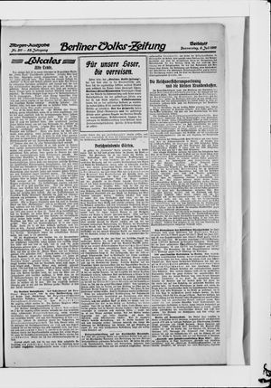 Berliner Volkszeitung on Jul 6, 1911