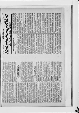 Berliner Volkszeitung vom 09.07.1911